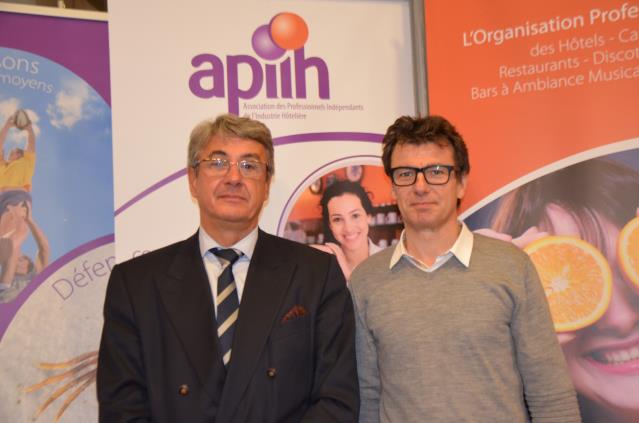 Philippe Quintana et Eric Micault, président de l'Apiih Pays de Loire.