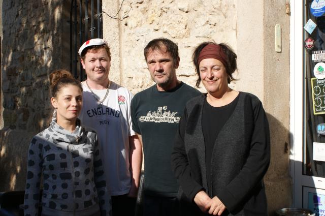 Une équipe soudée : Emmanuelle Fouchet, Daneil Hall, José Gallardo et Nilda Cabrol (de gauche à droite)