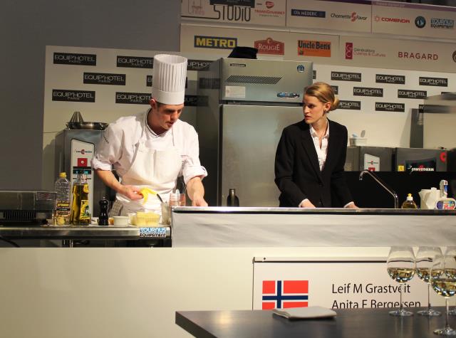 Le duo norvégien en pleine action.