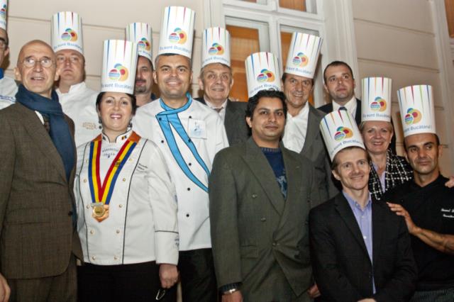 Les 10 Chefs roumains et français ont été réunis en 5 Duos exceptionnels.