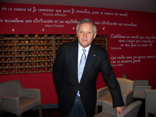 Georges Blanc a souhaité une décoration plus contemporaine pour sa nouvelle brasserie