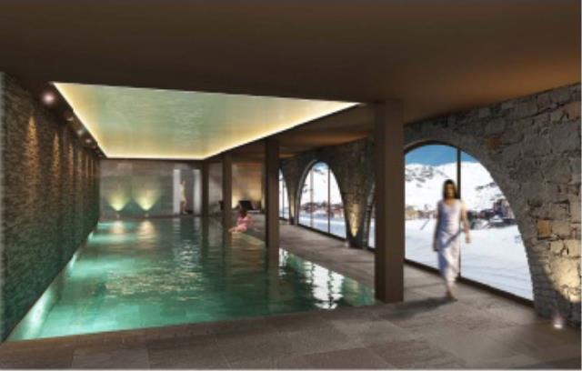 Image de synthèse du projet de piscine.