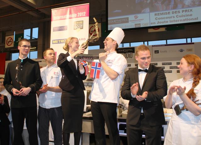 Le podium : 1er la Norvège, 2. la France, 3. le Danemark.