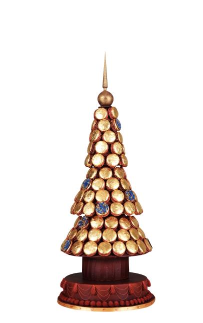 Les sapins du lobby de l'InterContinental seront en macarons Ladurée.