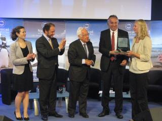 De gauche à droite : Perrine Wardak, Philippe François, Guy Lengagne, Philippe Valette et Florence...