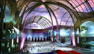 Sous la verrière du Grand Palais, les clients pourront patiner et se restaurer.