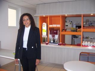 Fatiha Bouhassoun est la directrice de ce nouvel hôtel situé près de Bourg-en-Bresse