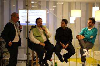 Débat entre Eric Roux, Philippe Conticini, Akrame Benallal et Christophe sur Equip'Hôtel Michalak