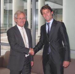 Jean-Michel Texier, président du groupe Frères Blanc et Stanislas Dewynter, président de SDW...