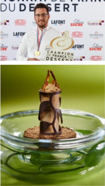 Champion de France du Dessert 2022 « catégorie Professionnels »  Julien Leveneur - Iloha Seaview Hotel (La Réunion)
