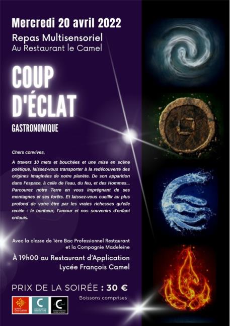 Affiche du Repas Mulisensoriel