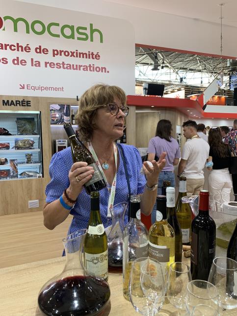 Sylvie Ellul au Sirha.