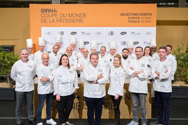 Le jury de la coupe Europe de la pâtisserie.