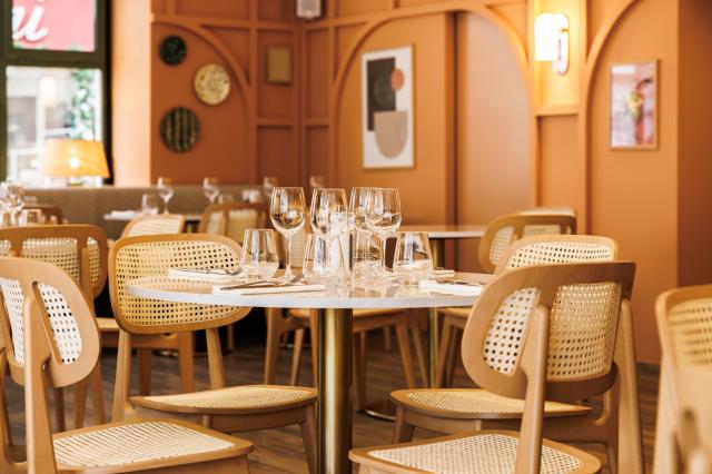 Le restaurant Aurasice, du Grand Hôtel d'Orange.