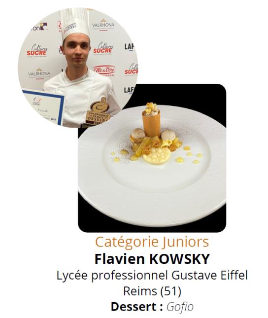 Flavien Kowsky (catégorie Juniors)