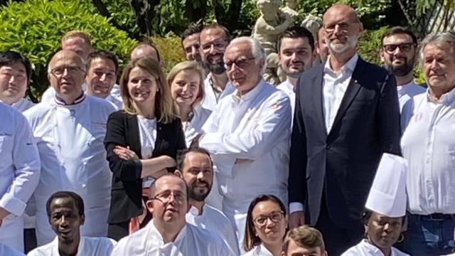 Alain Ducasse s'est adressé aux chefs Collectionneurs.