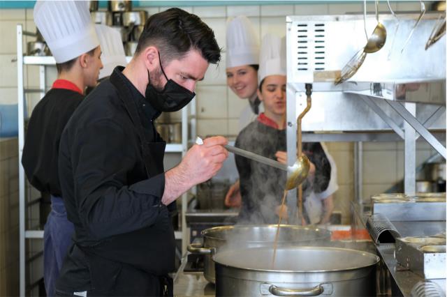 Laurent Brault, chef du restaurant « Au jardin des saveurs »