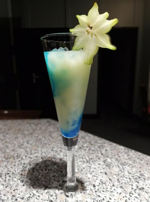 Cocktail au couleurs de l'Ukraine