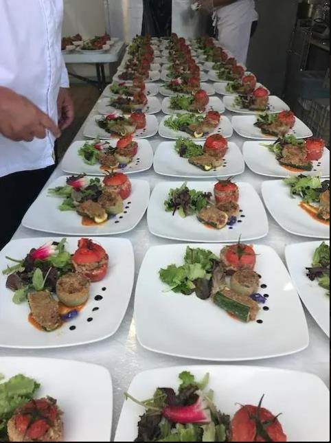 Le plat (boeuf bourguignon revisité) a été réalisé par les élèves du lycée Louis Bascan de Rambouillet