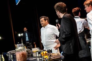 Alexandre Gauthier, parrain de Omnivore Nord au Palais des congrès du Touquet.