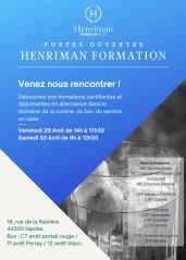 CFA Henriman Formation : portes ouvertes les 29 et 30 avril