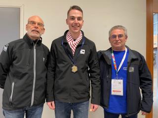 Hervé Lorant, Paul Pipard et à droite Bertrand Bédu, Expert  France et Juré International en...