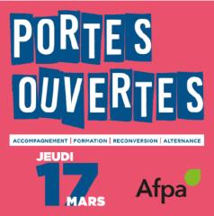 Journée Portes Ouvertes dans tous les centres Afpa