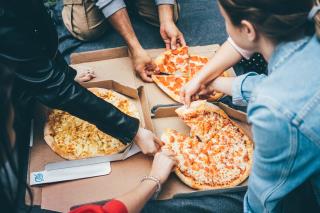 La pizza fait partie du top 3 des produits les plus livrés en 2021.