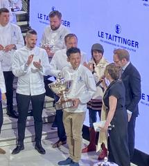 Ryo Horiuchi, en poste au Jardin à Tokyo a décroché le 54ème prix international de cuisine d'auteur...