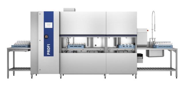 Une machine à avancement automatique Hobart.