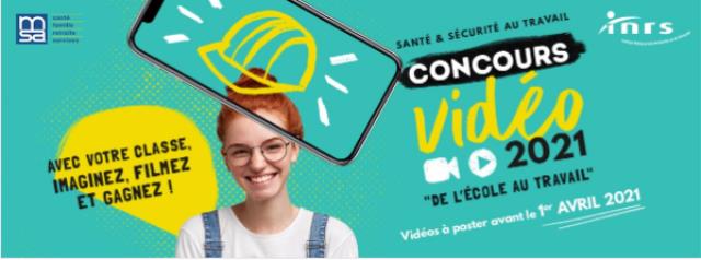 La date limite de dépôt des vidéos est fixée au 1er avril 2021 et la remise aura lieu le 28 mai 2021, au siège de l'INRS à Paris