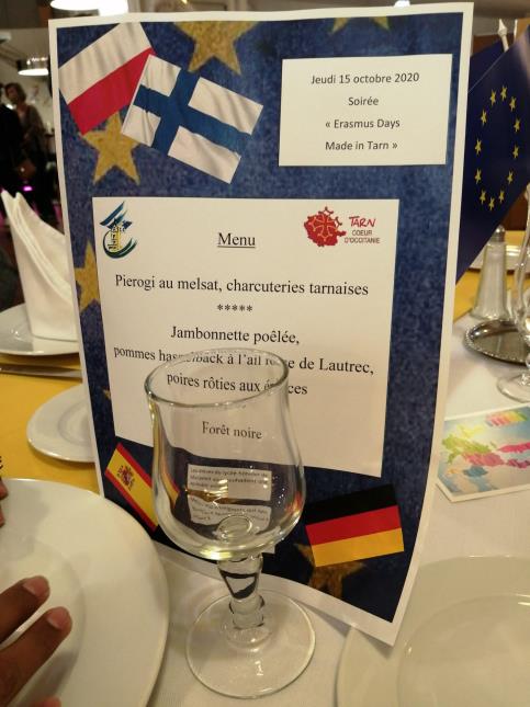 Menu made in 'Tarn'