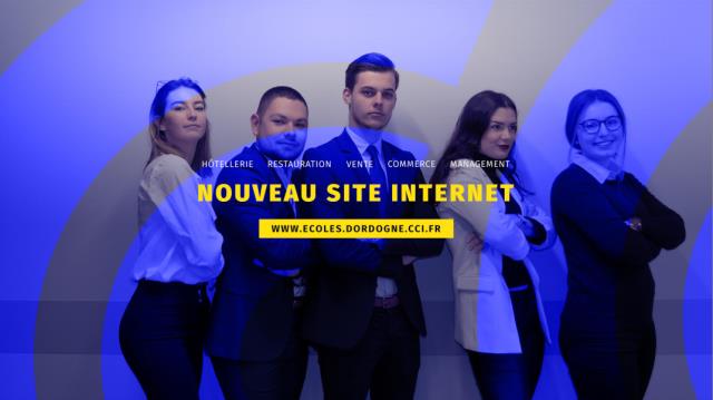 Nouveau site Web pour les Ecoles CCI Dordogne