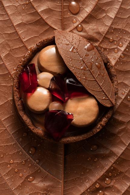 Sans pour Cent : une recette sucrée signée Frédéric Bau, directeur artistique Valrhona.