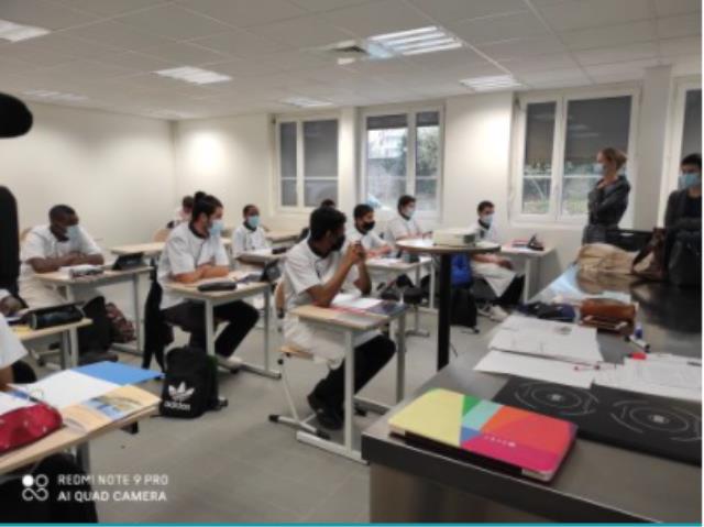 Visite de Mme La Rectrice de l'Académie de Versailles, Mme Charline Avenel