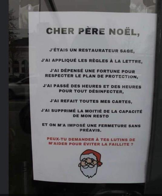 la lettre au pere Noël de Davy Locatelli.