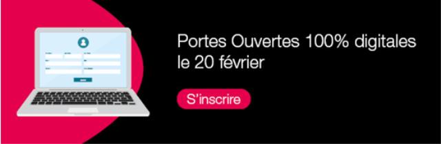 Portes Ouvertes 100% digitales le 20 février