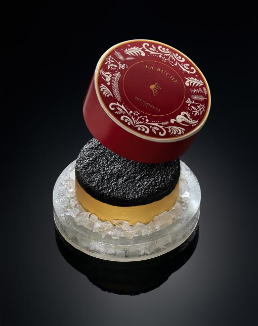 'La Bûche' est la réalisation de David Bizet, chef exécutif du Peninsula Paris.