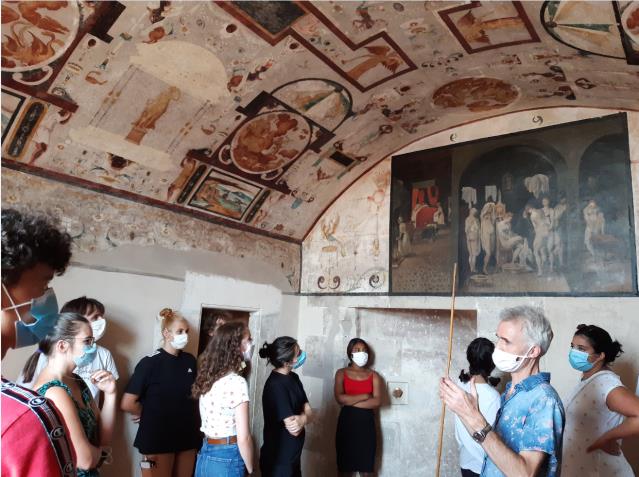 visite au château avec Vincent Robe