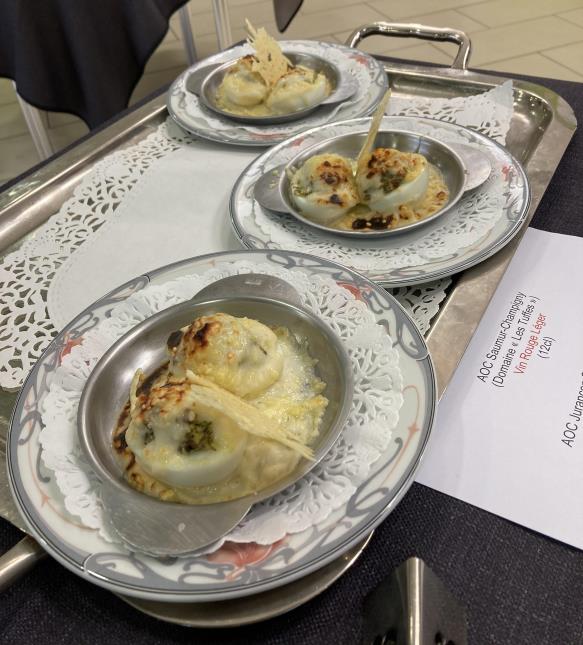entrée : Œufs farcis chimay
