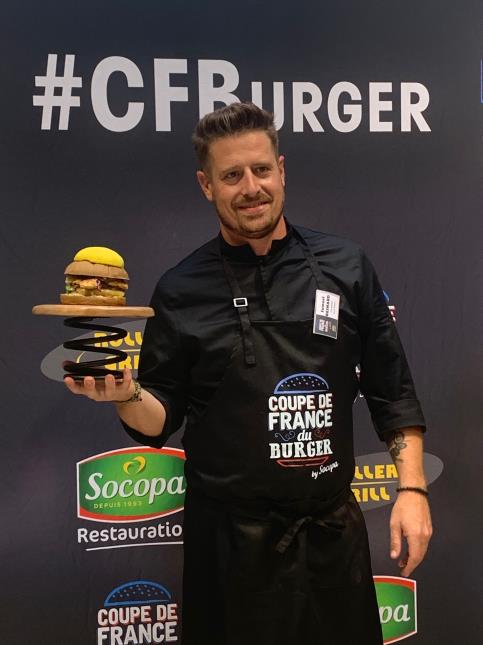 Samuel Besnard remporte la finale de la coupe de France du burger by Socopa 2020