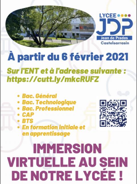 immersion virtuelle au lycée Jean de Prades