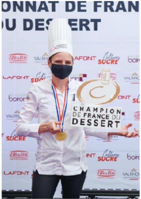 Championne de France du Dessert Professionnelle Morgane Raimbaud