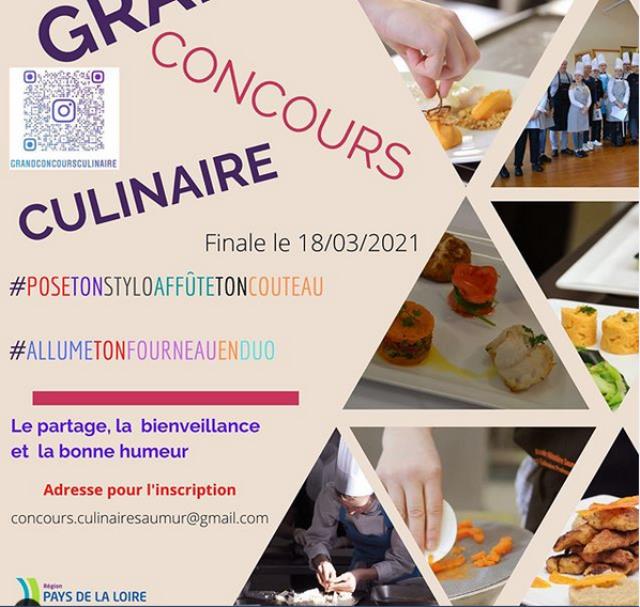 Concours culinaire 2020 Profs/Elèves du Lycée Hôtelier de Saumur