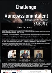 2ème édition du concours #unepassionuntalent