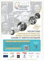 Championnat de France Jeunes Talents Escoffier 2021 : Sélection régionales