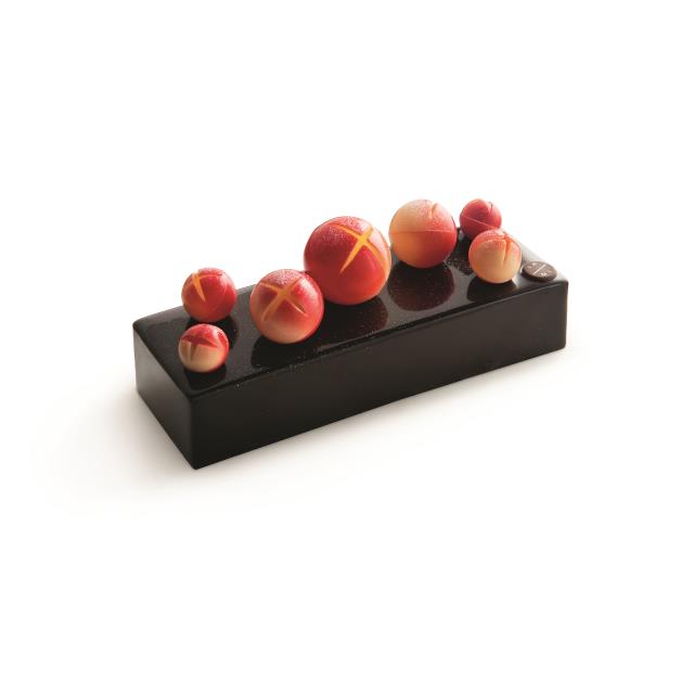 La bûche chocolat.