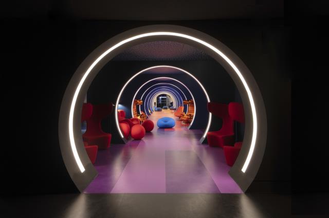 Le Tunnel Bar, pièce maitresse de la déocration de Teresa Sapey.