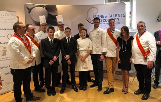 Groupe général du concours régional jeune talents Escoffier