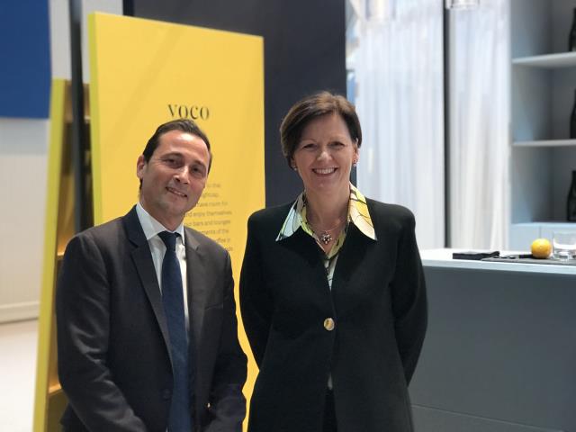 Karine Shepard, directrice générale IHG Europe et Eric Viale, directeur des opérations sur l'Europe du Sud.